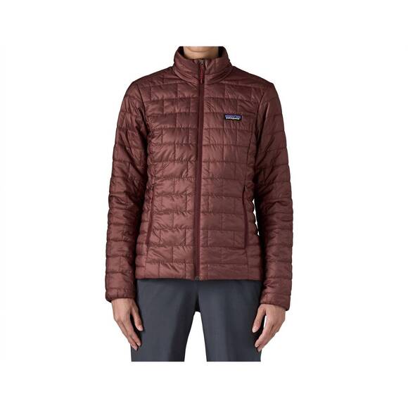 NEW PATAGONIA nano puff jacket in dark ruby - Picture 1 of 2